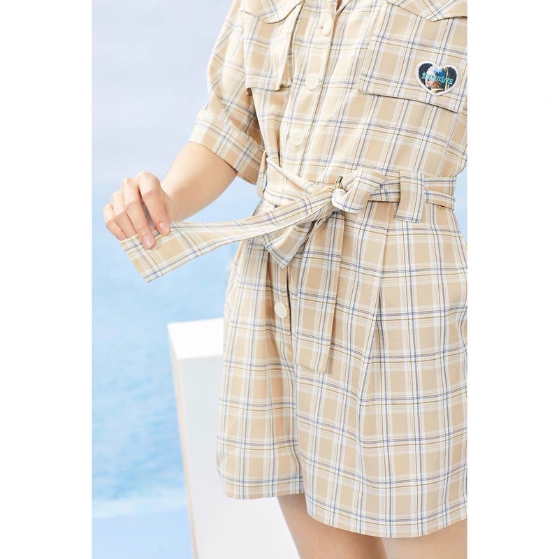 Jumsuit kẻ sọc Peacebird