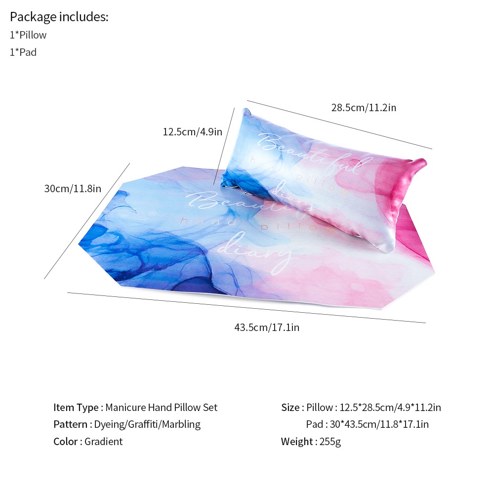 Foreverlily Gối Kê Tay Làm Móng Mẫu Mới Phong Cách Nhật Bản Chất Lượng Cao