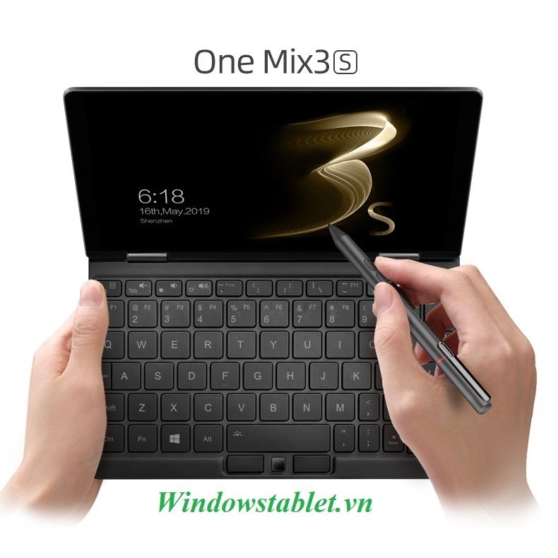 Mini Laptop One Mix 3S  Chip Core M3-8100Y/Màn hình 8.4 inch 2K xoay 360 độ