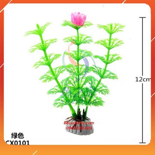 Cây trang trí bể cá mini 10cm - 12cm ( Bằng nhựa )