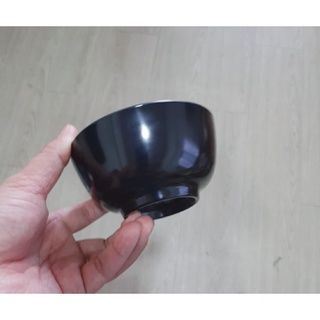 Chén bát nhựa ăn cơm Melamine đen bóng ( sale )