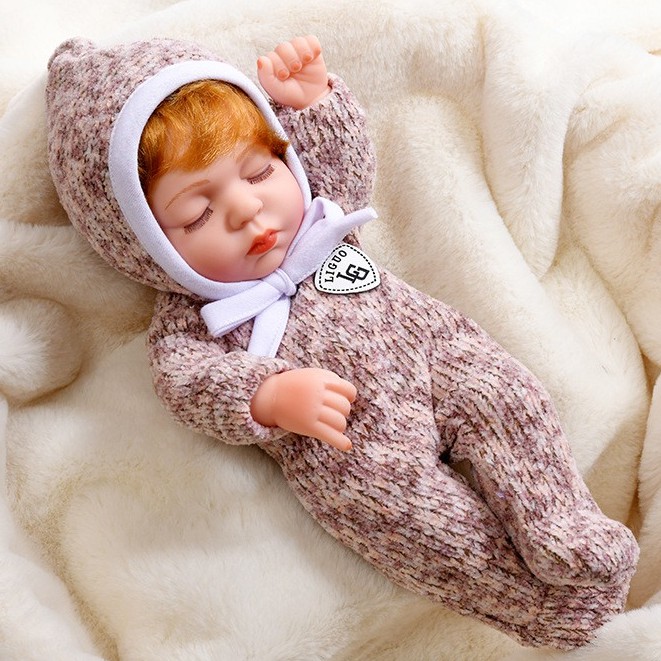 Búp Bê Em Bé Tái Sinh 30cm Body Vinyl -  Baby Silicone Reborn Handmade Dolls 12inch