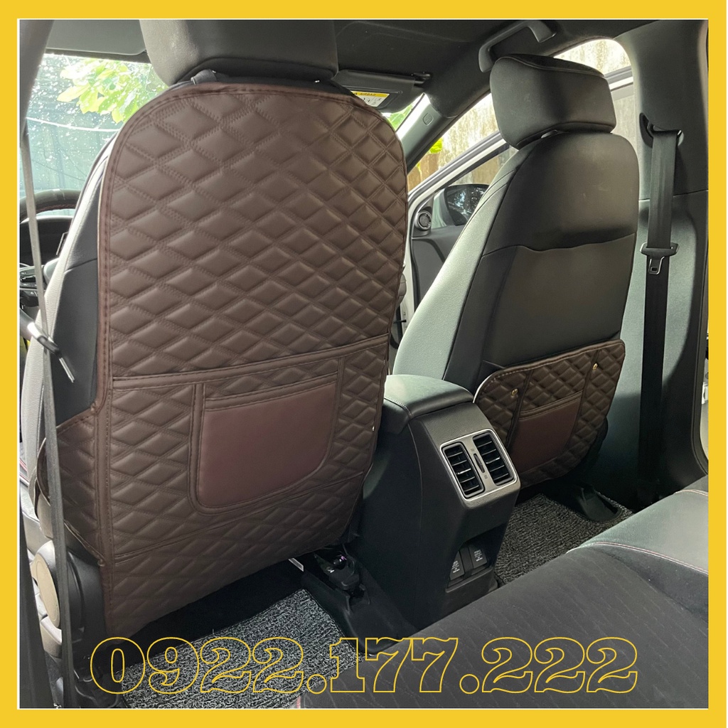 Ốp tựa lưng ghế có túi treo đồ trên xe hơi, sản phẩm may gia công cực kì đẹp và chắc chắn