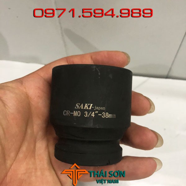 Đầu típ khẩu 3/4 inch lục giác, . SAKI - Nhật Bản. Chuyên mở máy động cơ, ô tô