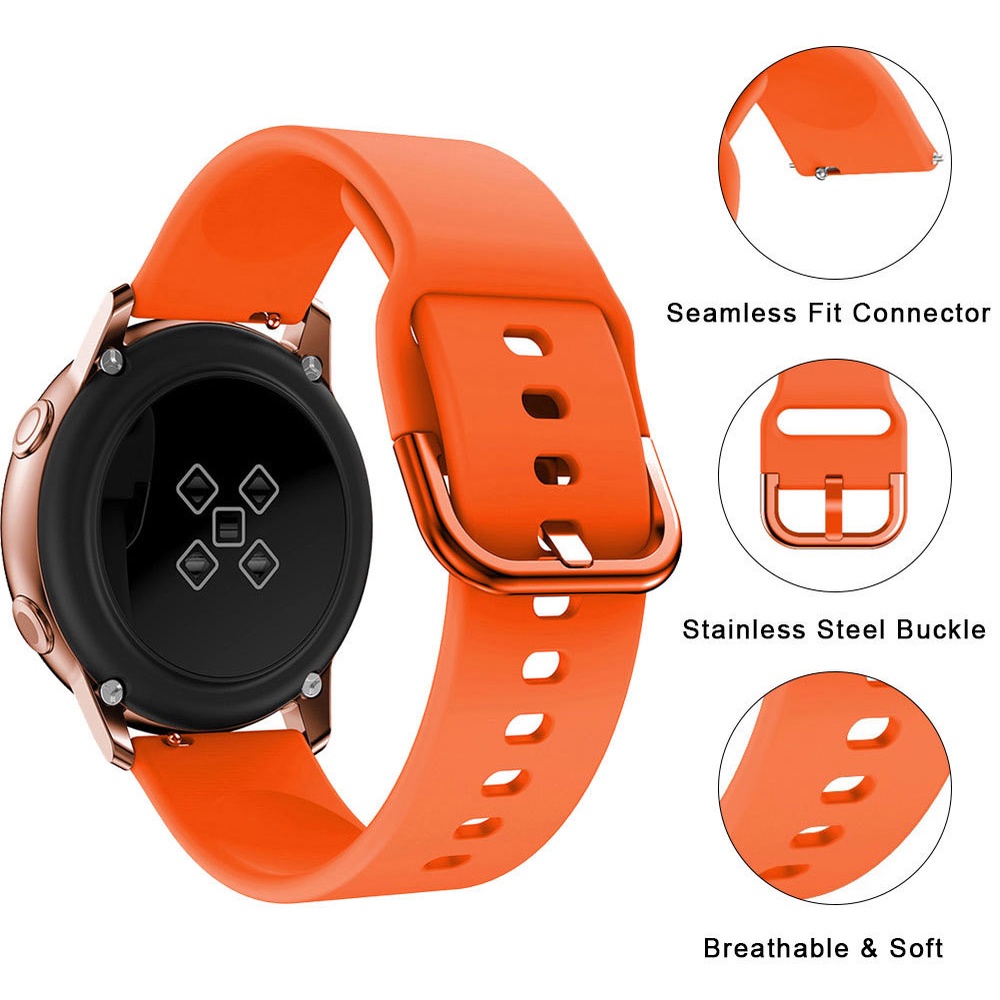Dây Silicone Thay Thế Cho ĐồNg Hồ Garmin Venu 2 Plus / Vivoactive 4S 20mm 22mm