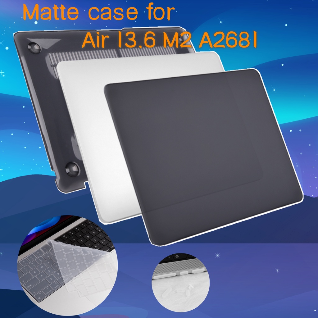 Air 13 M2 case Ốp Máy Tính Bảng Nhám Có Màn Hình Cảm Ứng Cho compatible for MacBook Air 13 M2 A2681 13.6 inch 2022