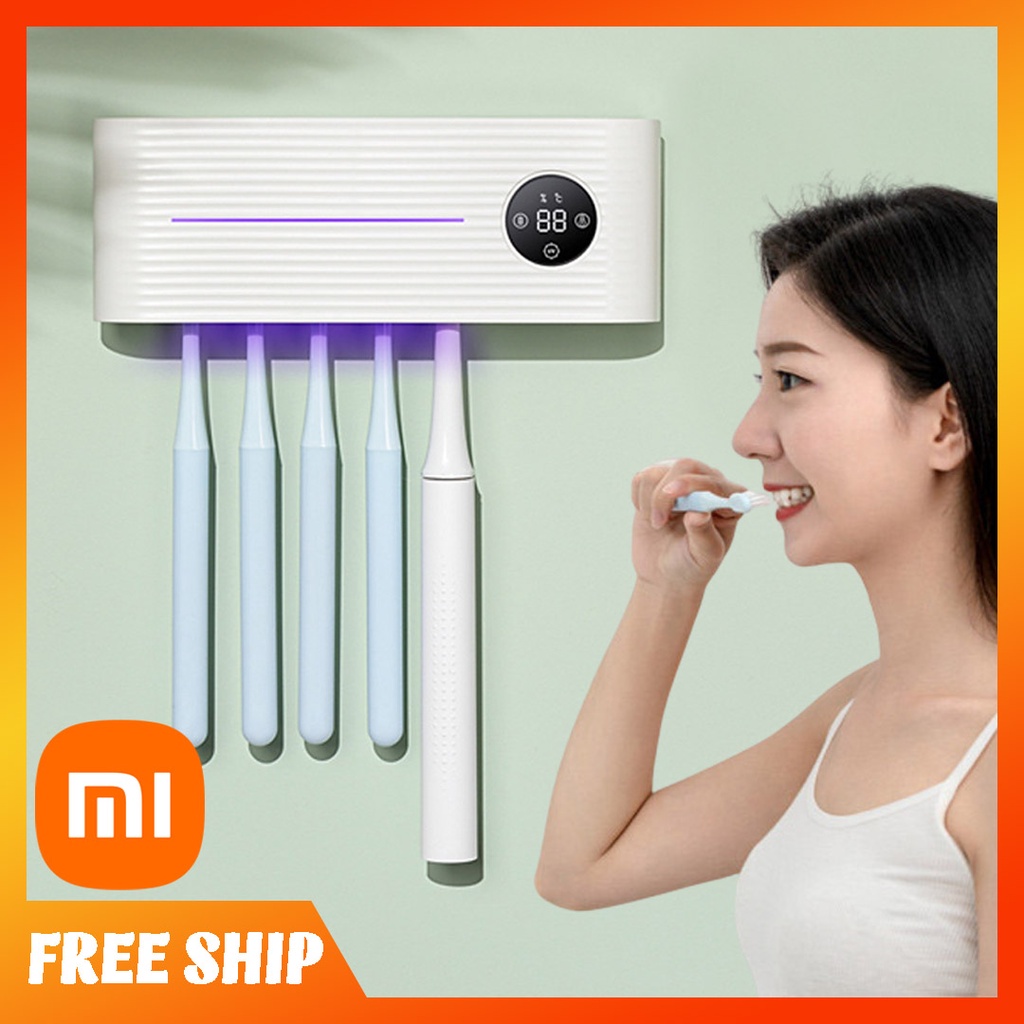 Máy khử khuẩn bàn chải Xiaomi khử sạch vi khuẩn bằng tia UV, đảm bảo an toàn răng miệng