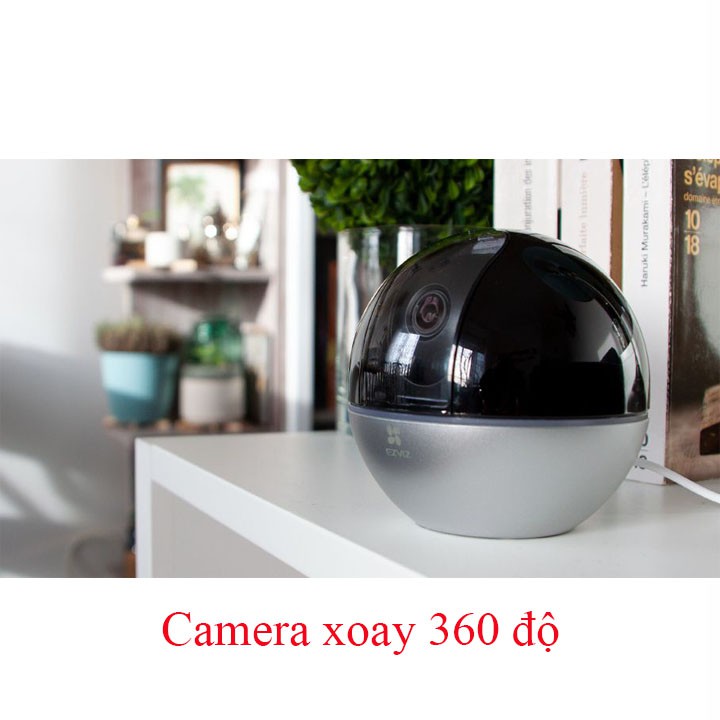 Camera Wifi Ezviz_C6W _1080P Đàm thoại 2 Chiều, Xoay quay quét 360 độ ,Full HD, Phát hiện chuyển động AI, - BH 24TH