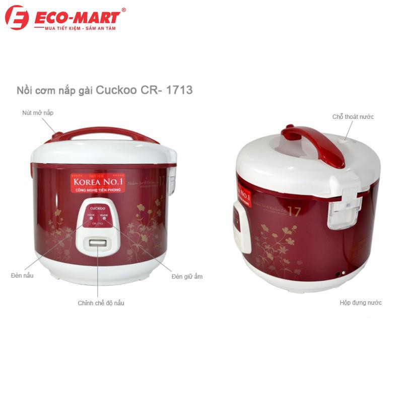 Nồi cơm điện Cuckoo CR-1713 - 2.8 lít - Hàng chính hãng Hàn Quốc