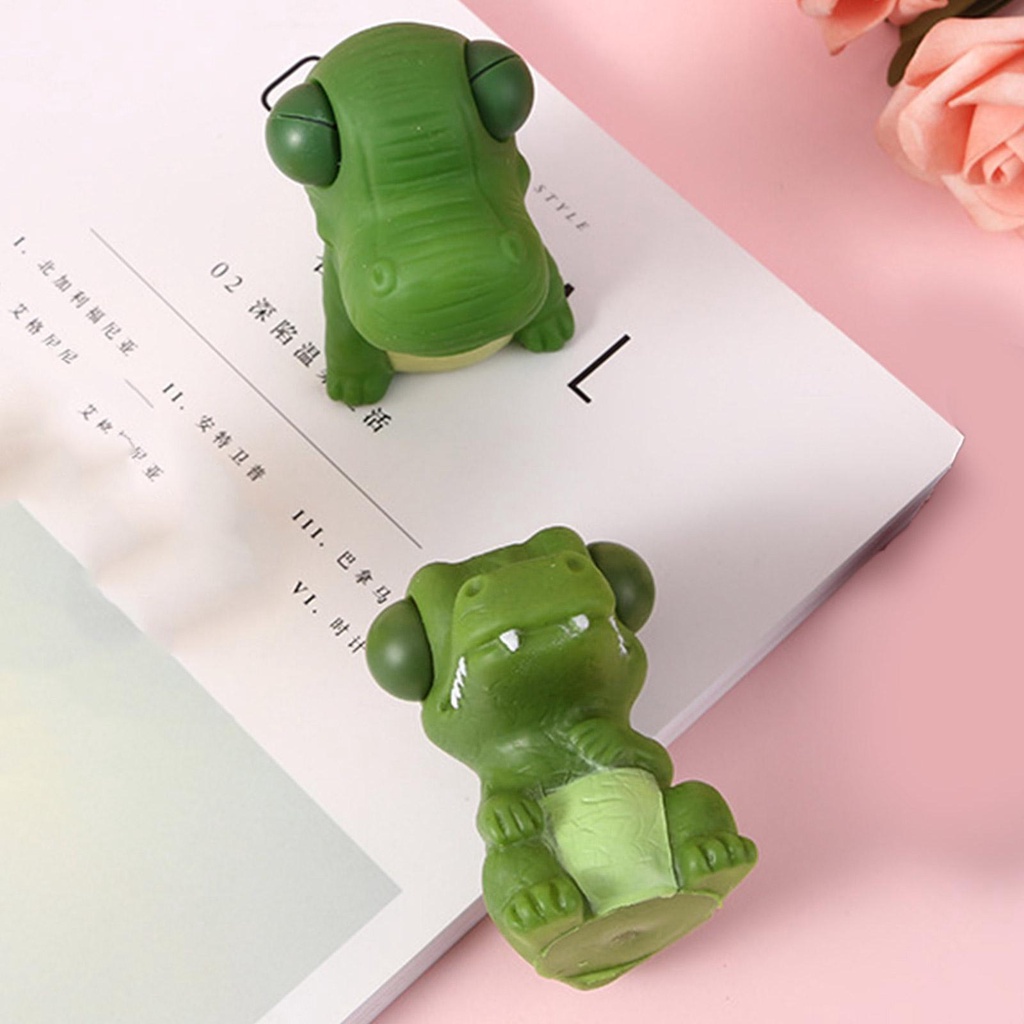 Mới Đồ Chơi Nắn Bóp Hình Mắt Khủng Long Phát Nhạc Sáng Tạo Dễ Thương
