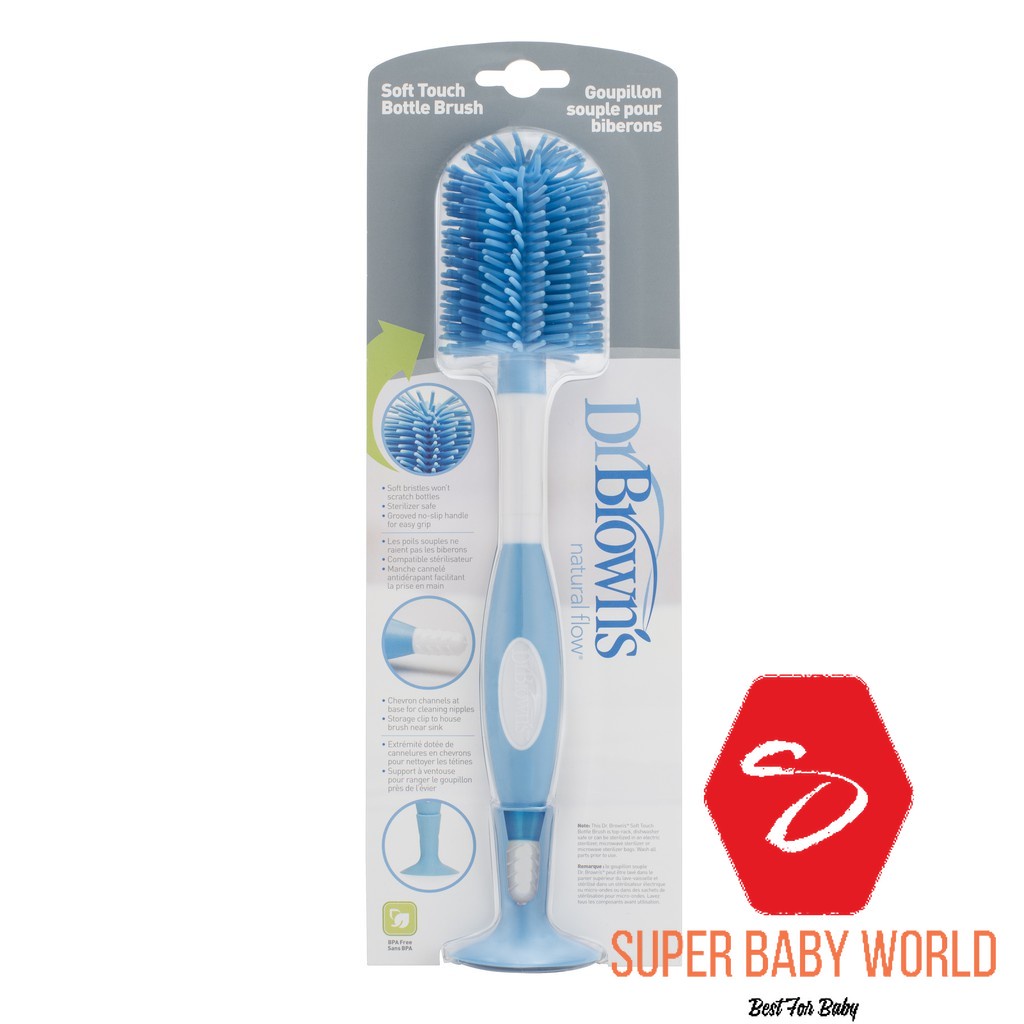 Cọ bình sữa Dr Brown's silicone