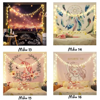 [KÈM ĐÈN] Tranh Decor treo tường hot 2020 + 6m đèn và phụ kiện treo tường