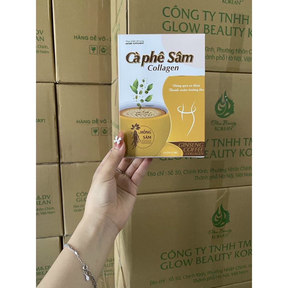 Cà phê sâm Collagen giảm cân hiệu quả - Dáng gọn eo thon