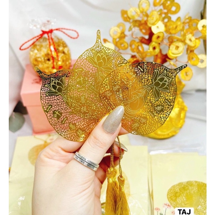 Lá bồ đề bằng đồng