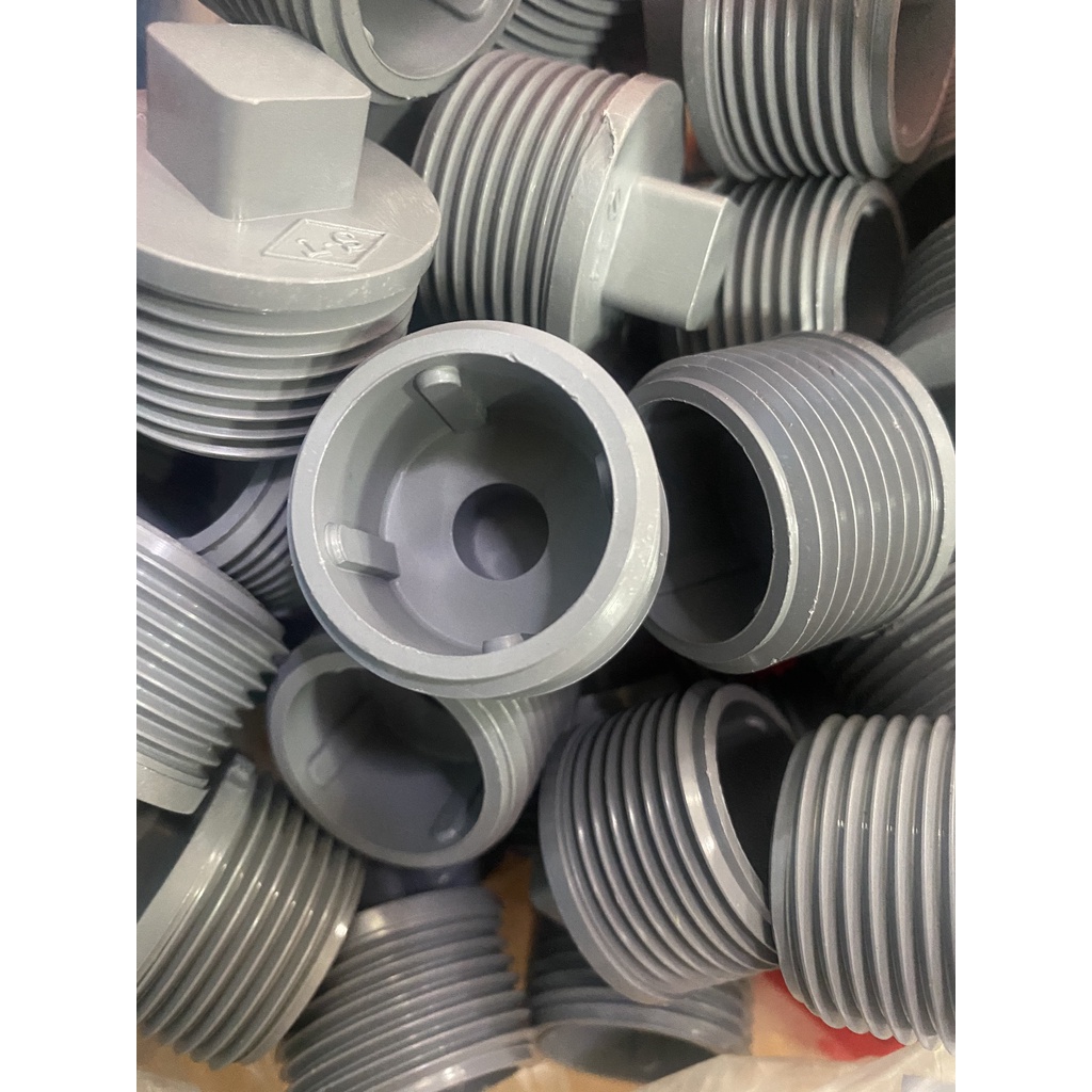 Nắp bít ống nước ren ngoài PVC Nhựa Siêu Thành