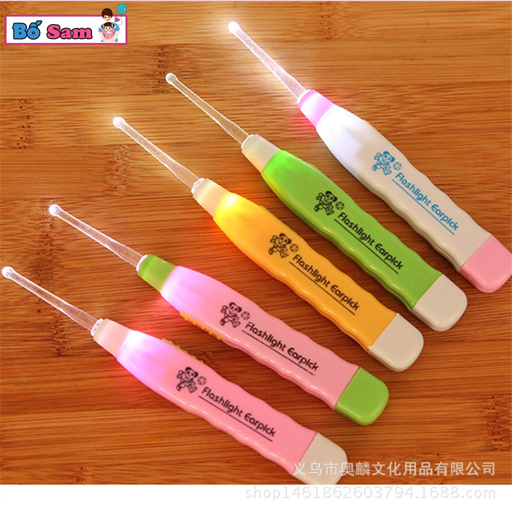 Dụng cụ lấy ráy tai có đèn soi an toàn cho bé Shop Bố Sam