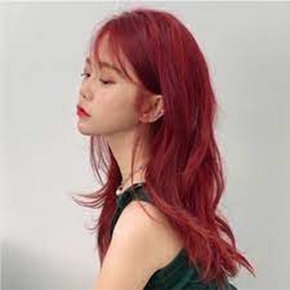 Thuốc nhuộm tóc màu Đỏ dâu - cần thuốc tẩy tóc ( caitu magic color colorking )