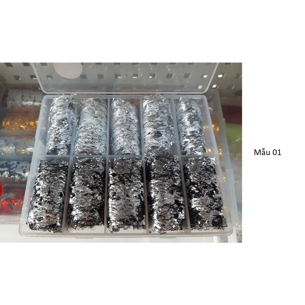 Hộp trang trí Foil ren (NA5827)