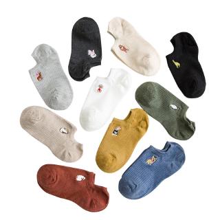 Vớ ngắn thêu họa tiết dễ thương