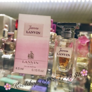 Mini 4.5ml Nước Hoa Nữ Lanvin Jeanne Edp