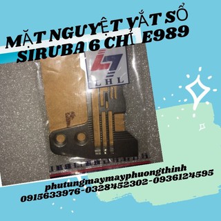 Mặt nguyệt vắt sổ siruba 6 chỉ e989