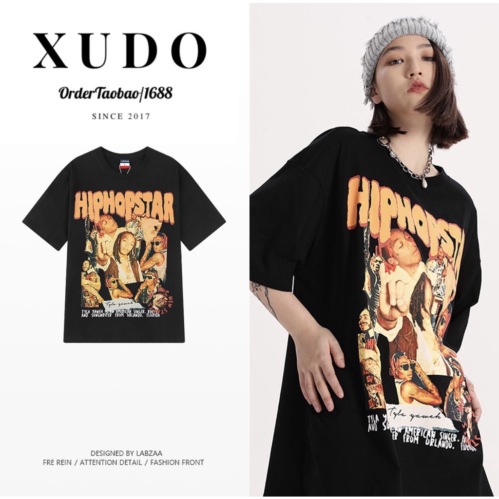 ÁO THUN COTTON - ÁO PHÔNG HIPHOP UZZLANG (Kèm ảnh thật)