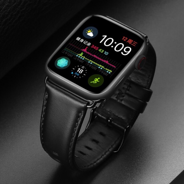 Dây Đồng Hồ Apple Watch Da Bò Polo & Racquet Club - Chính hãng Santa Barbara