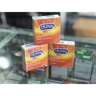 Bao cao su Durex Sensation (hộp 3 chiếc)