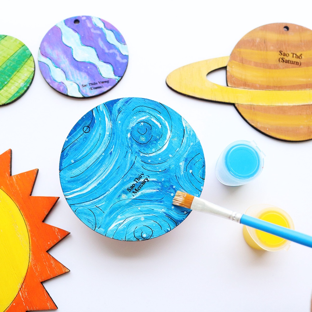 Set 10 Tranh Gỗ Tô Màu Cho Bé