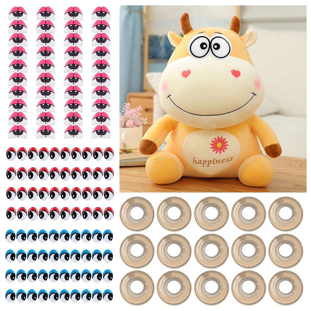 LUOL Set 20 Cặp Mắt Hoạt Hình Xinh Xắn Cho Búp Bê