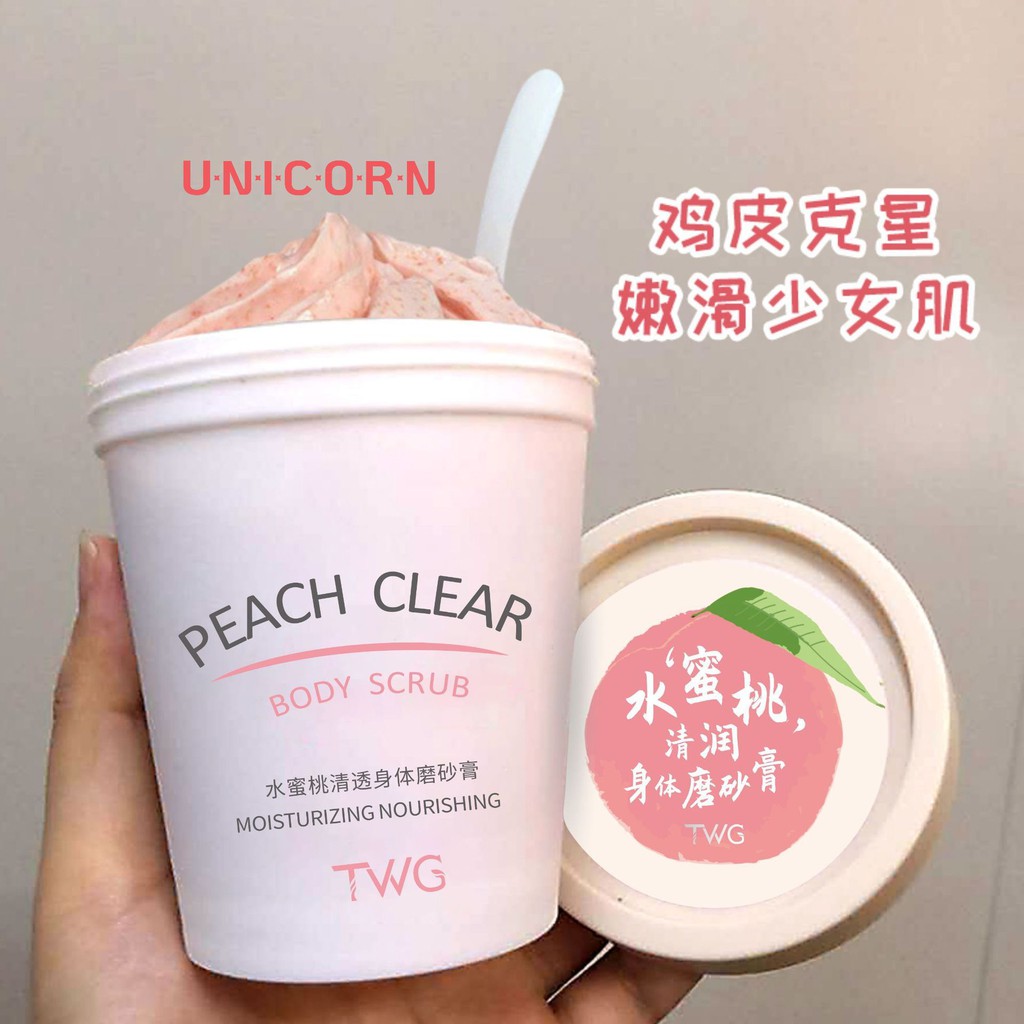 Tẩy Tế Bào Chết Toàn Thân Hương Đào Peach Clear Cực Hot 200g