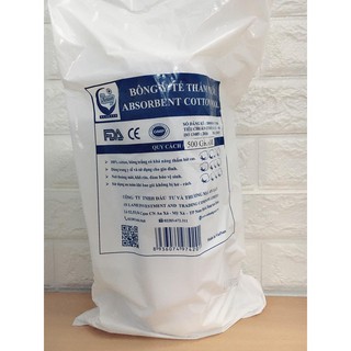 Bông gòn y tế thấm nước an lành 500gr và 1kg