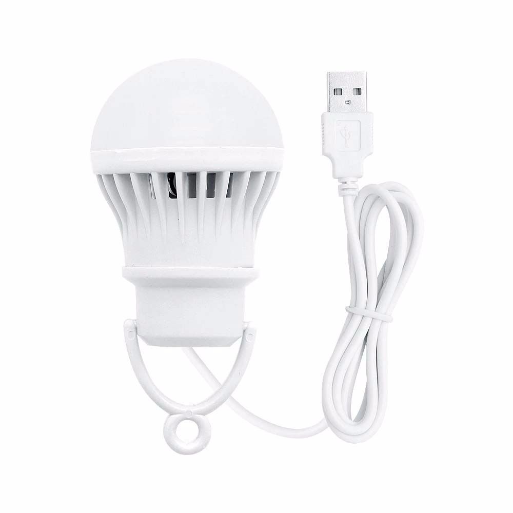 Bóng đèn cắm trại 3W/5W/7W 1.2m USB 5V siêu sáng đa chức năng tiện lợi