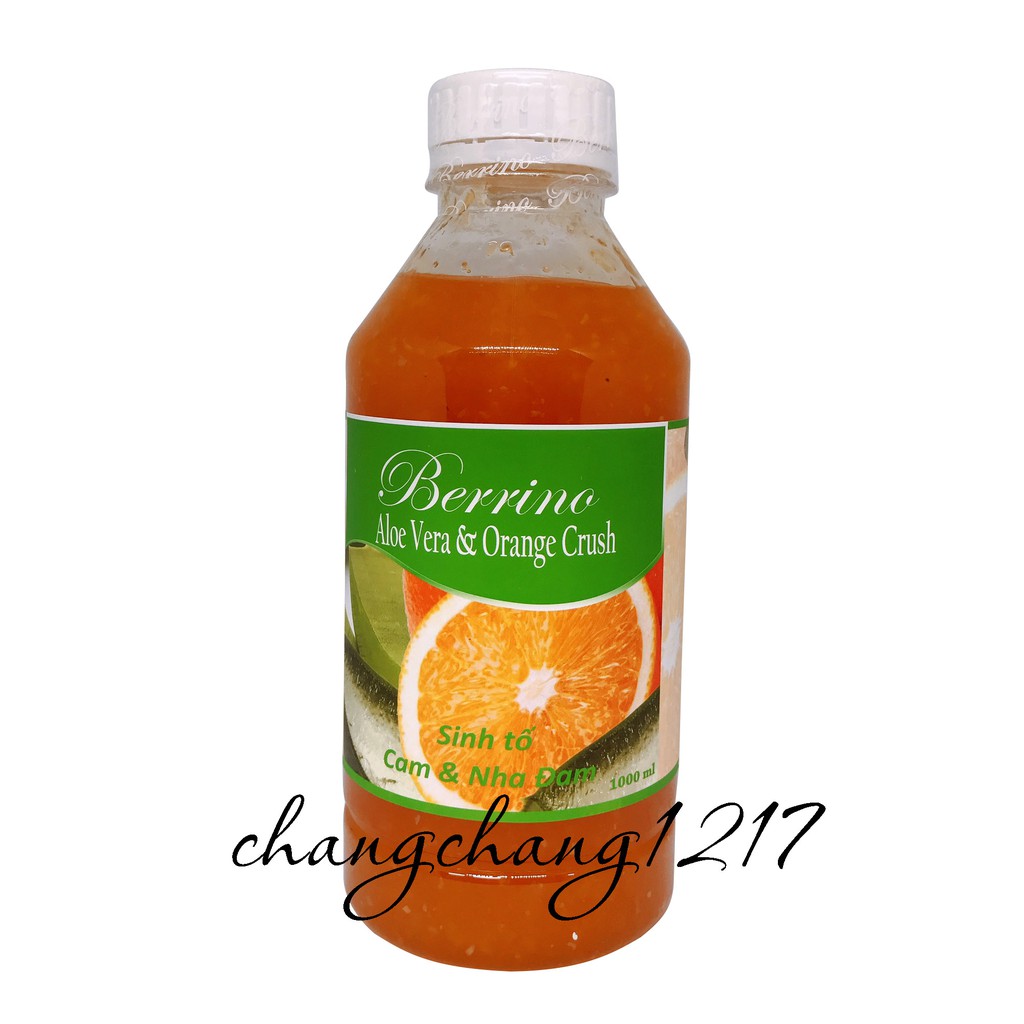 Sinh Tố Berrino Berino Cam Nha Đam Chai 1 Lít