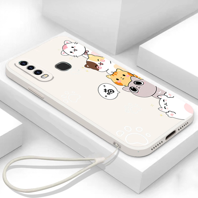 Ốp lưng VIVO Y11 VIVO Y12 VIVO Y15 VIVO Y17 VIVO Y19 VIVO Z1 PRO Ốp Điện Thoại Silicon Mềm Bảo Vệ Cho VIVO Y11 VIVO Y12 VIVO Y15 VIVO Y17 VIVO Y19 VIVO Z1 PRO DZMM01 viền vuông cute