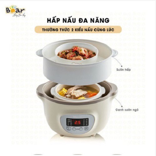 Nồi Bear Đa Năng Bản Quốc Tế Hàng Chính Hãng Bảo Hành 18 Tháng