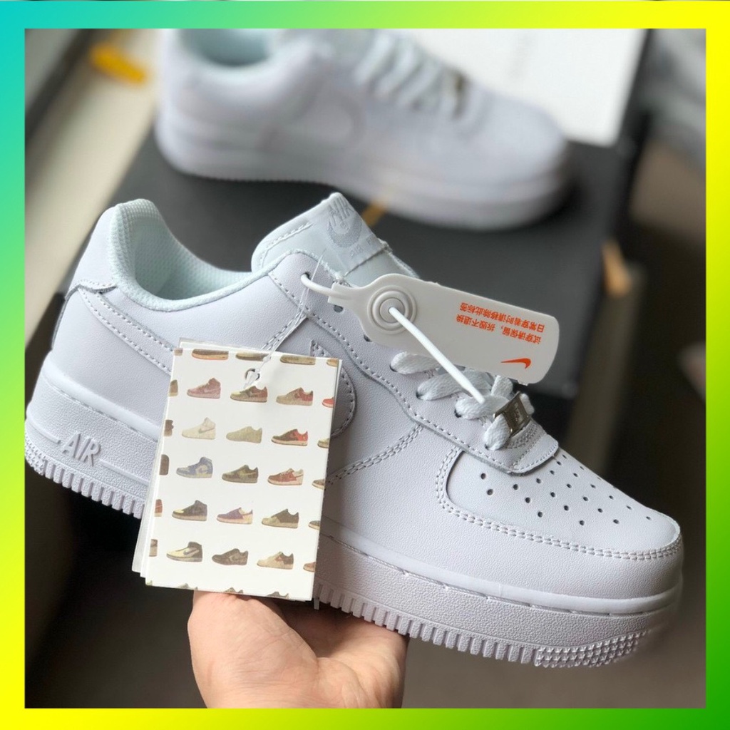 Giày thể thao và sneaker full trắng nam nữ 1/1