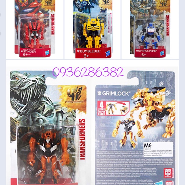 Đồ chơi Robot Transformers Age of Extinction Mini (4 mẫu- full box)