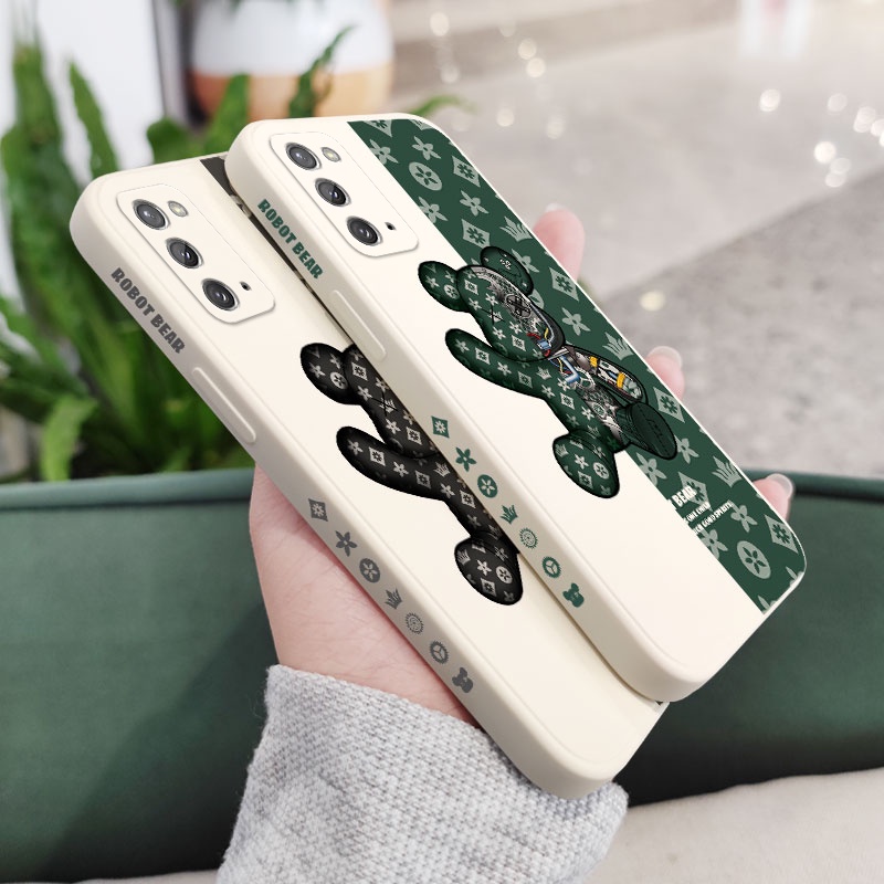 Ốp Điện Thoại Silicon Dẻo In Hình Gấu Cho Samsung Galaxy Note 20 Ultra 10 Plus 9