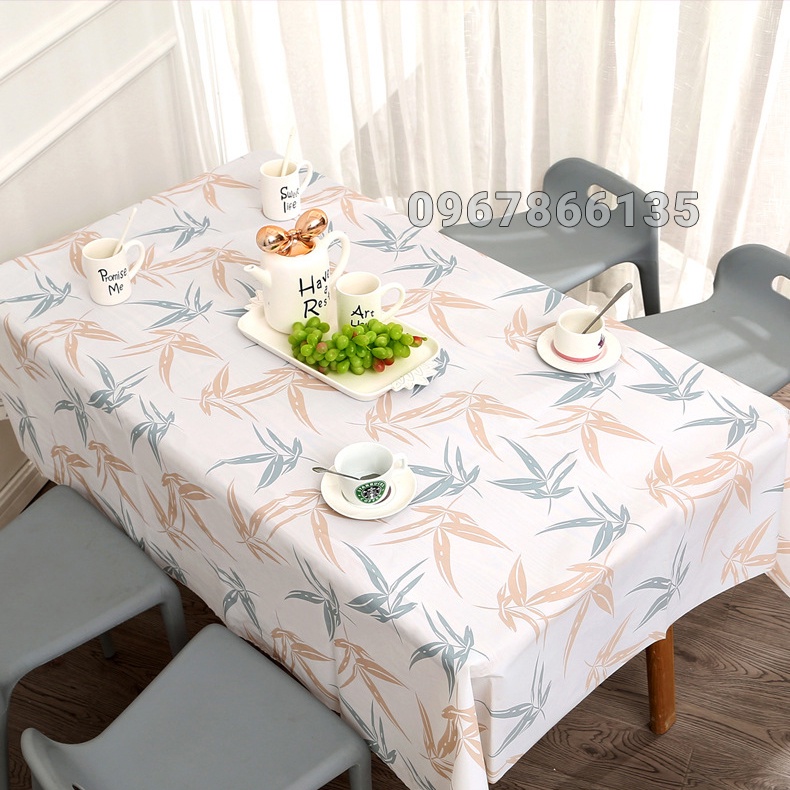 Khăn Trải Bàn Nhựa PVC Chống Thấm Nước - Khăn Decor Phông Nền Chụp Ảnh Tiện Lợi