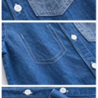 Áo sơ mi denim bé trai