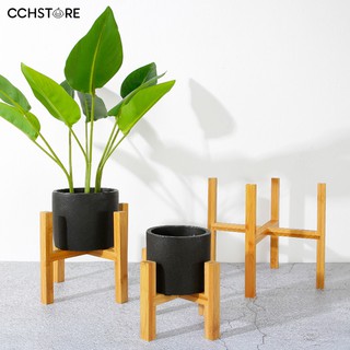 Đế gỗ đỡ chậu cây cảnh trang trí nhà cửa/ sân vườn