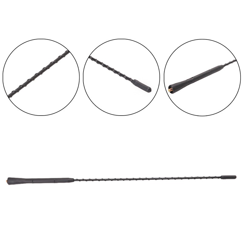 ROX 16&quot; Mast Whip Car Auto Radio Antenna For Z 3 4 Mazda 5 6 Toyota Jetta