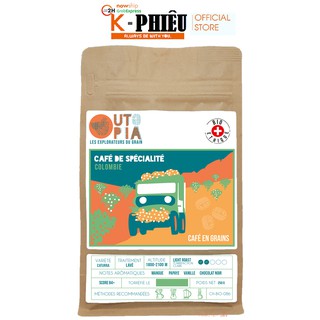 Cà phê rang xay nguyên chất cauca túi 200gr hương vị colombia - el tachuelo