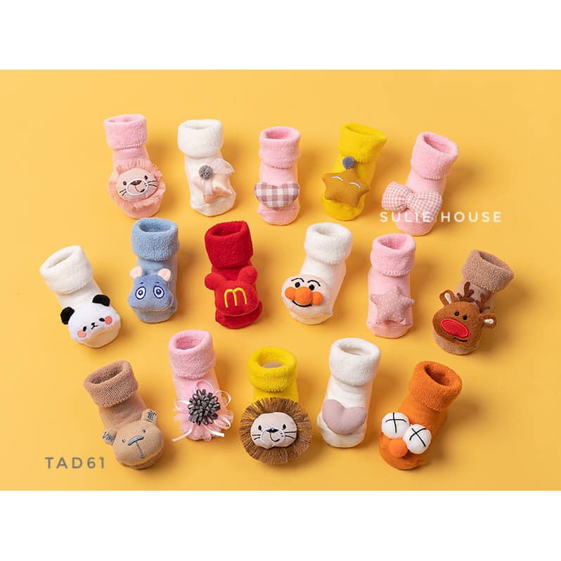 Tất cổ cao chống trượt 3D - TAD61