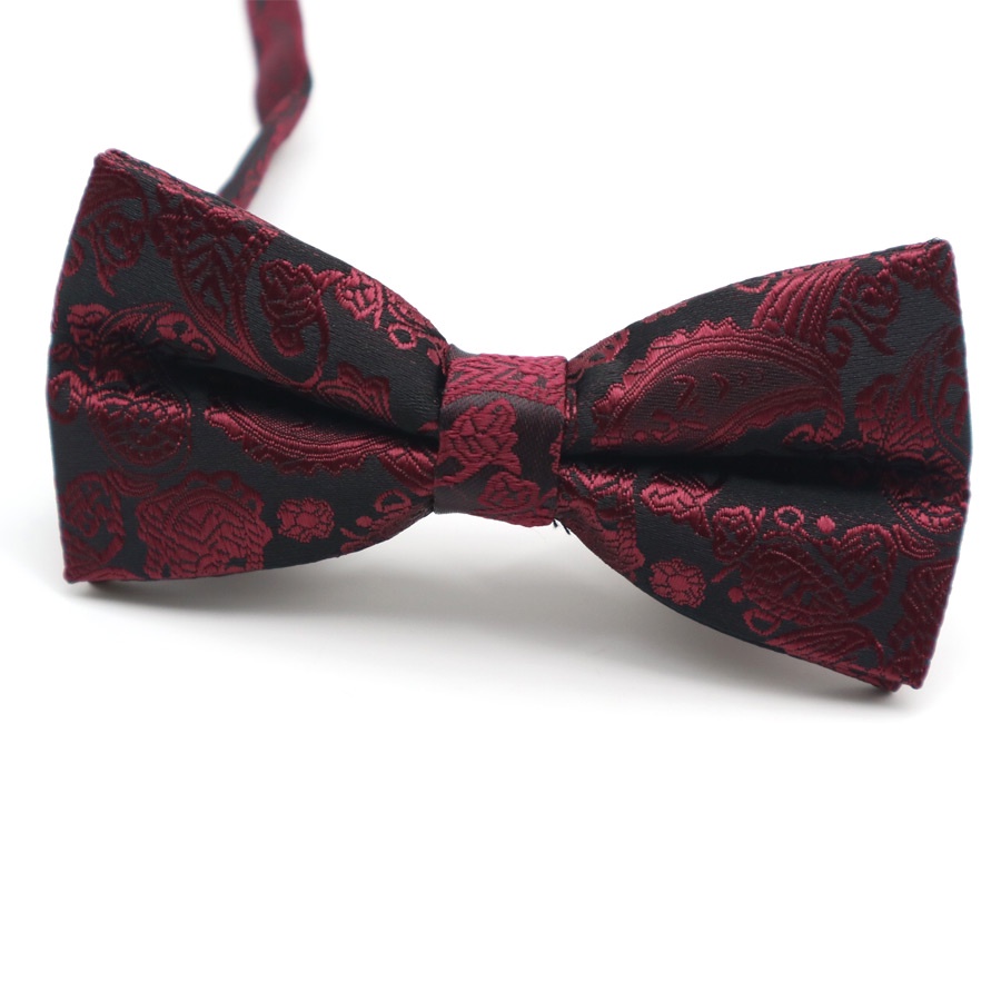 Cà Vạt Nơ Lụa Chất Lượng Cao 12CM * 6CM Cho Chú Rể