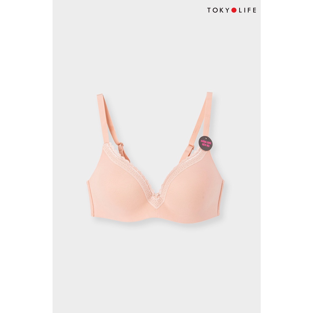 Áo lót Bra NỮ áo ngực không gọng nâng ngực tự nhiên thoáng mát TOKYOLIFE S9BRA002K
