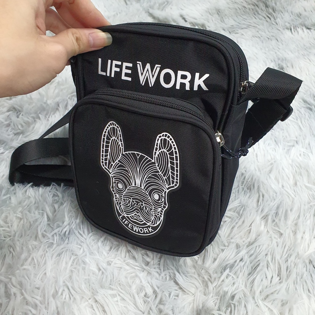 Túi Đeo Chéo LIFEWORK LK4 Logo Mini Bag Full Tag Code