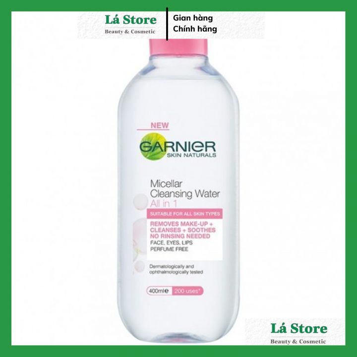 HÀNG AUTH - Nước Tẩy Trang Garnier Micellar Cleansing Water Pháp 400ml