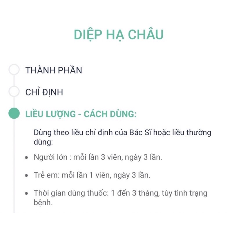 Diệp Hạ Châu Tăng Cường Chức Năng Gan, Hạ Men Gan, Tiêu Mụn Nhọt Hiệu Quả